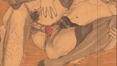 Vintage erotic illustration