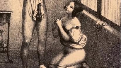 Vintage erotic illustration