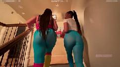 Ami bue stretched and fucked by the yoga instructor badkittyyy