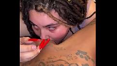 Love feeling it get hard on my mouth