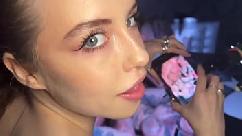 Backstage surprise blowjob and creampie for cameraman