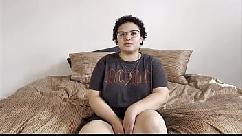 Casting curvy busty shy newbie with amazing curves gets cast in first porn