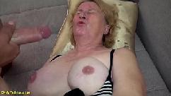 Rough monstercock anal for 79 years old grandma