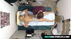 Secret massage led her to intense orgasm