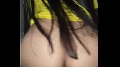 Mounted on my boyfriend s cock and i take his milk