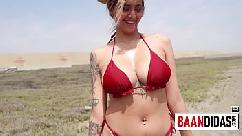 Yorgelis carrillo is a very hot brunette she loves the beach and big cocks