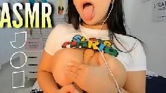 Asmr intense sexy brunette giving the hottest joi jerk off instructions to you in a tight jeans shorts