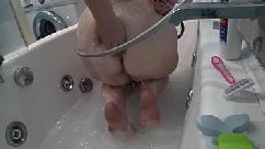Hidden camera in the bathroom spies on a mature wife with a chubby figure big boobs and a juicy butt home fetish pawg amateur with plump milf