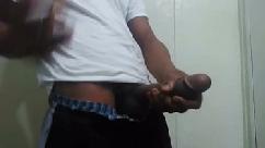 Big black monster bbc hang man mandingo