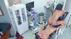Perverted gynecologist has a hidden camera in his office to record himself having sex with his patient mariana martix