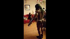 Black ladies hire stripper and get wild