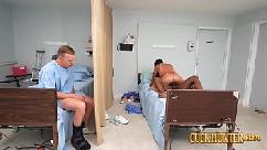 Fit doctor wife vivian fox cuckolds in hospital room