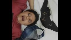 Destroying the anus of the blonde with light eyes